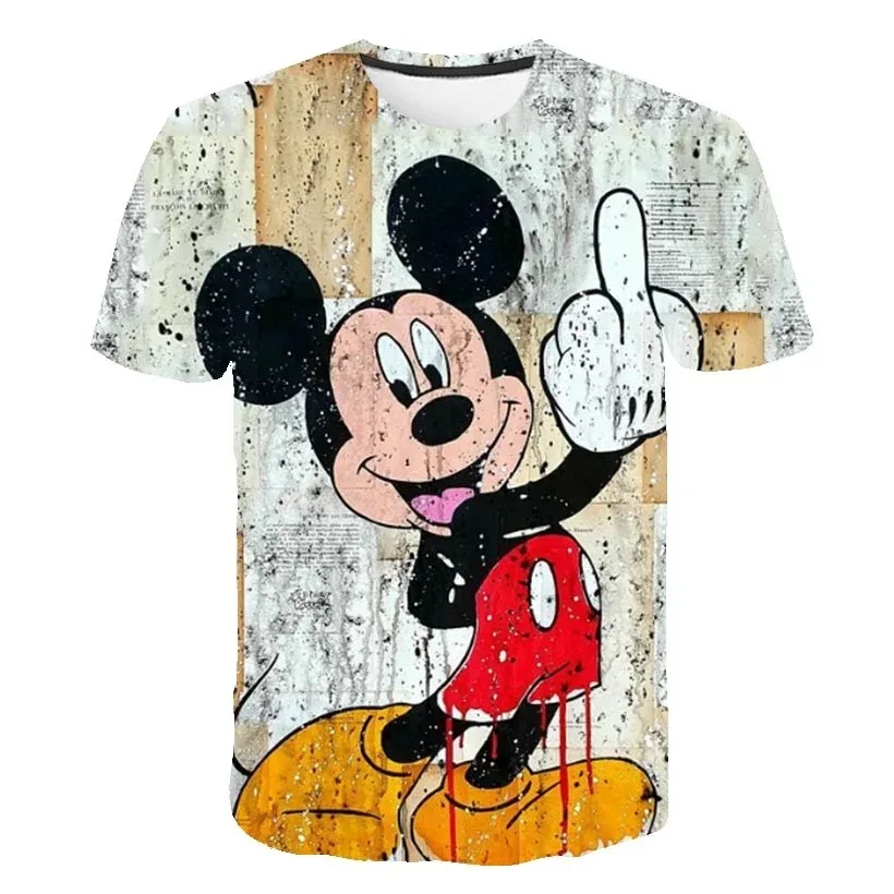 Kids Boys Mickey T-shirt Baby Short Sleeve Mickey Tops Children Summer Print 3D T shirt 1-14 Years Boy Girl Mickey T Shirts