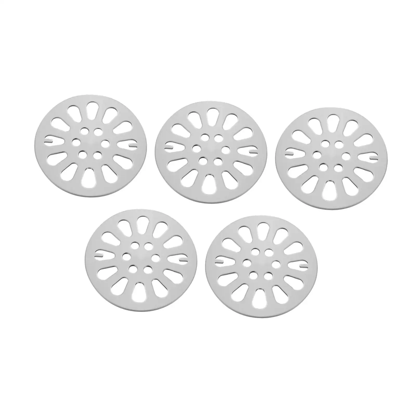 5 Pieces Floor Drain Cover Shower Drainer Cover for Swimming Pool