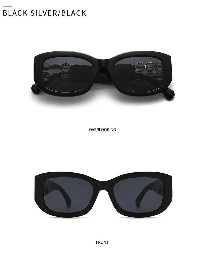 Damen-Sonnenbrille, modische Cat-Eye-Sonnenbrille, großer Rahmen, lila Farbverlauf, Damenbrille, Sonnenbrille für Damen – Detail 11