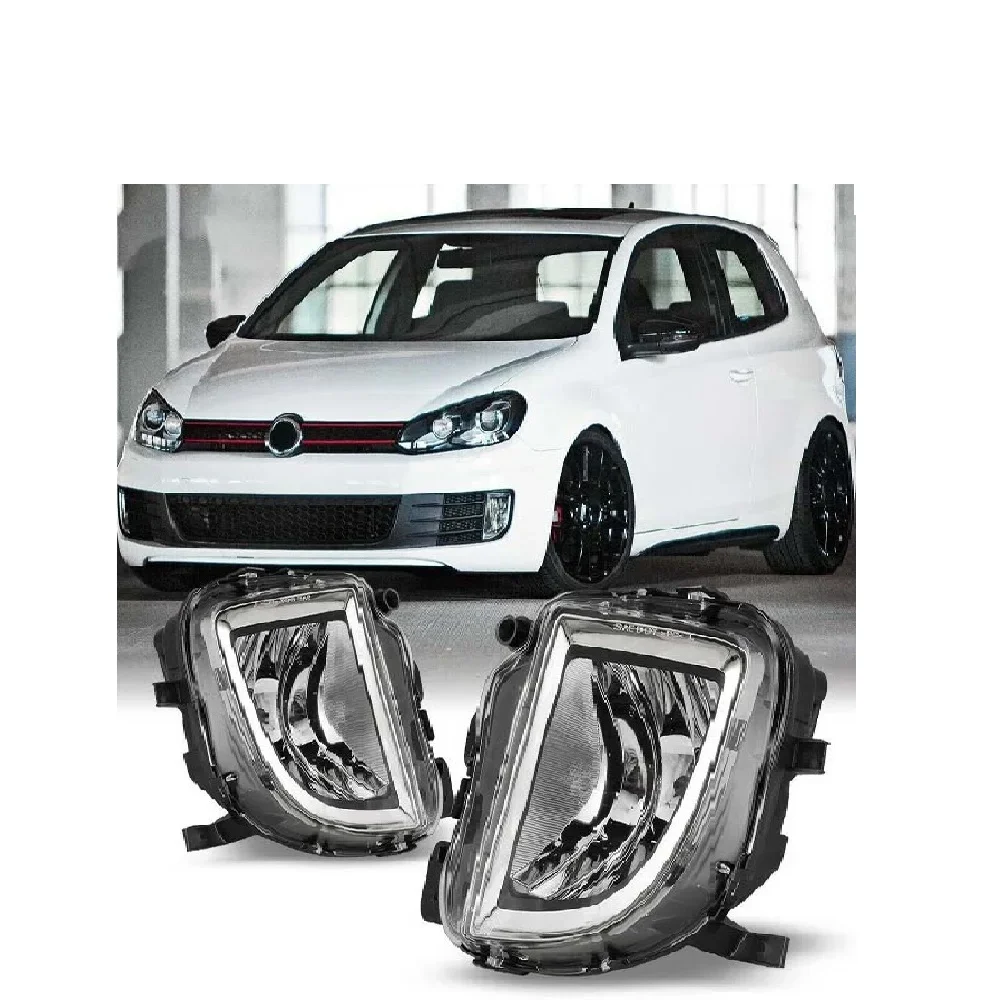 

LED Front Fog Light DRL Fog Lamp For Volkswagen VW Golf 6 SAGITAR Jetta GTI GTD US 2012 2013 2014 2015