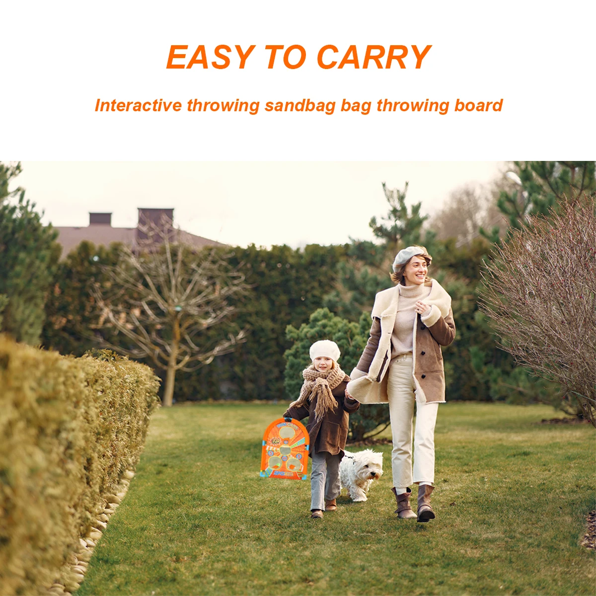 

Throwing Sandbag Toy Parent-child Interactive Teaching Aids Orange Game Kids Toys