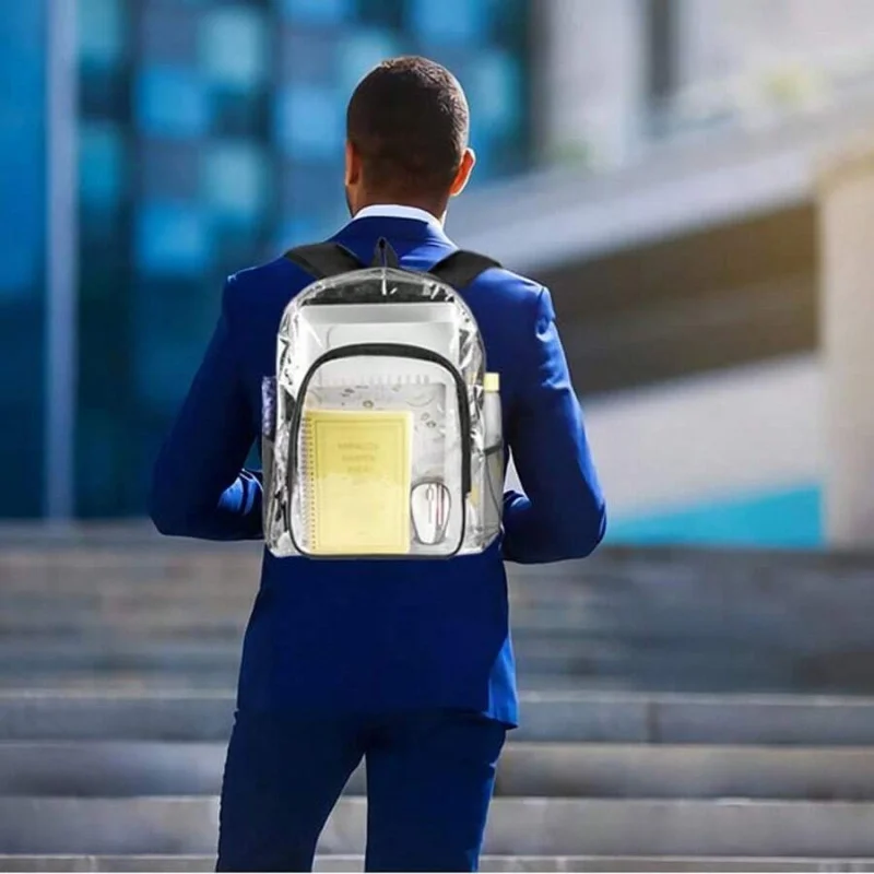 Прозрачный рюкзак Fomaris, прозрачный рюкзак для книг, прозрачные прозрачные пластиковые рюкзаки для школы, работы, концерта, колледжа, воды