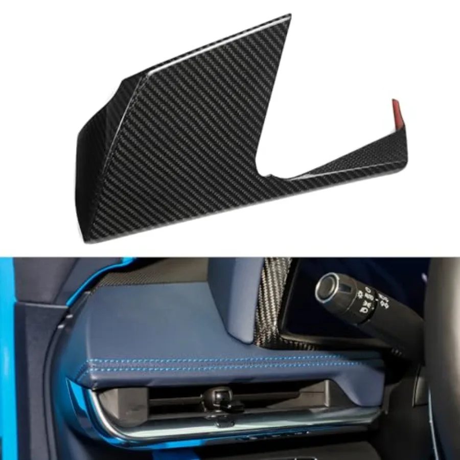 

Genuine Carbon Fiber Side Dashboard Panel Trim for Corvette C8 Z51 Z06 Coupe HTC Stingray 2020 2021 2022 2023 2024 Car Dash Dri