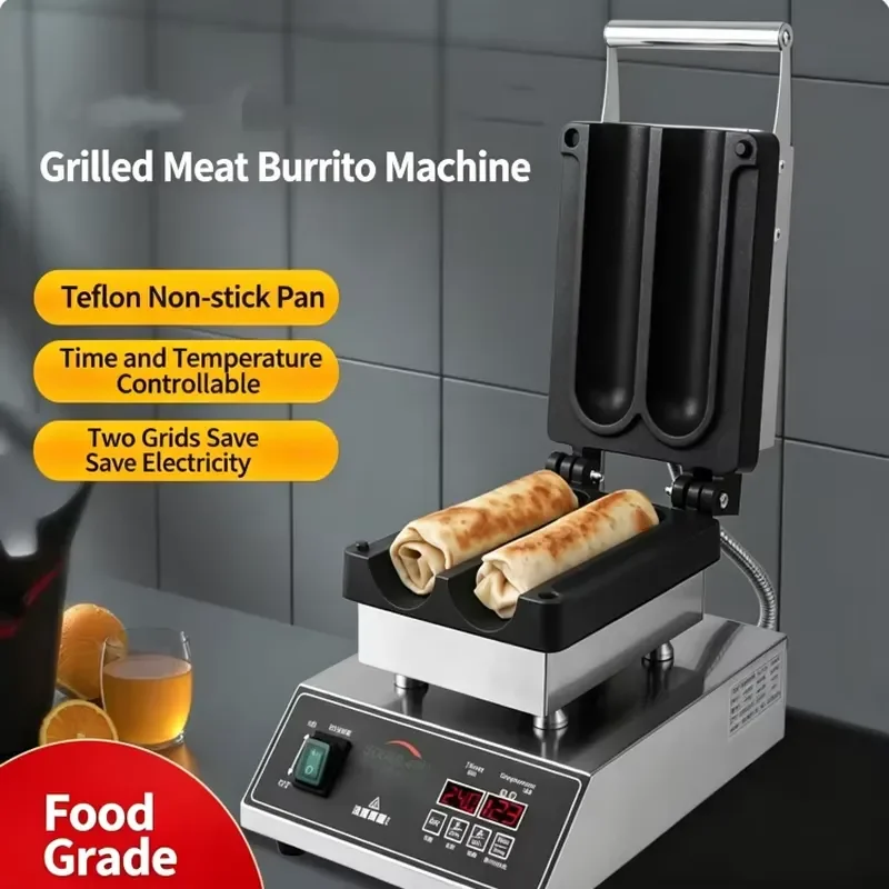 Home Automatic New Nonstick 220v Electric Chicken Wrap Toaster Bubble Eggettes Cake Oven Ball Crisp Waffle Maker Snack