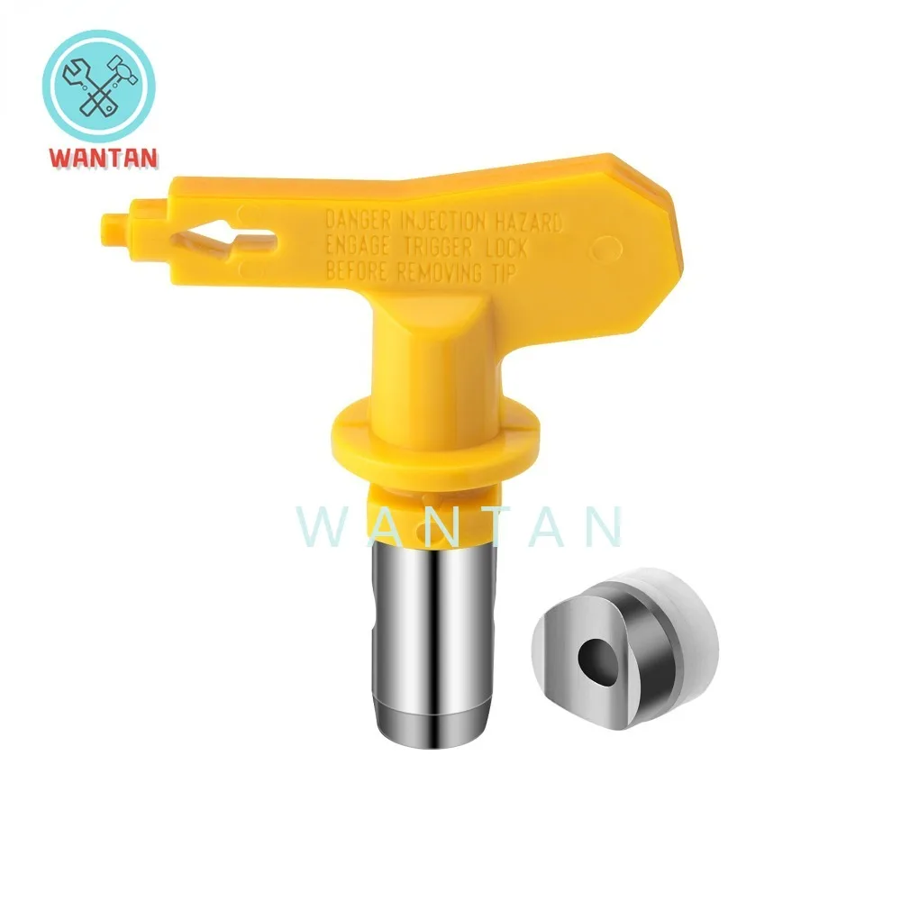 Airless Spray Gun Nozzle Tip for Paint Sprayer Coating Airbrush Yellow Nozzle Repair Tool