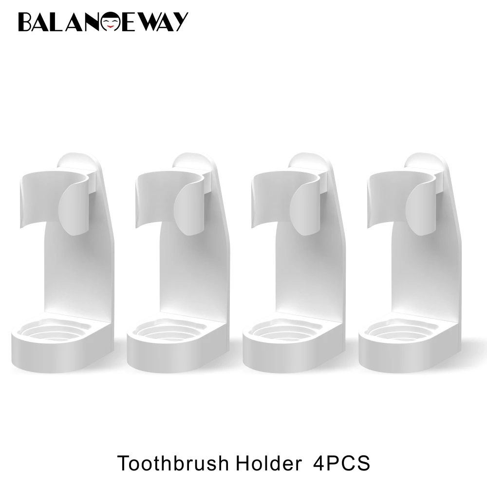 Universal Electric Toothbrush Holder Toothbrush Stand Rack Organizer Wall-Mount Bathroom Accessories Space Saving Traceless