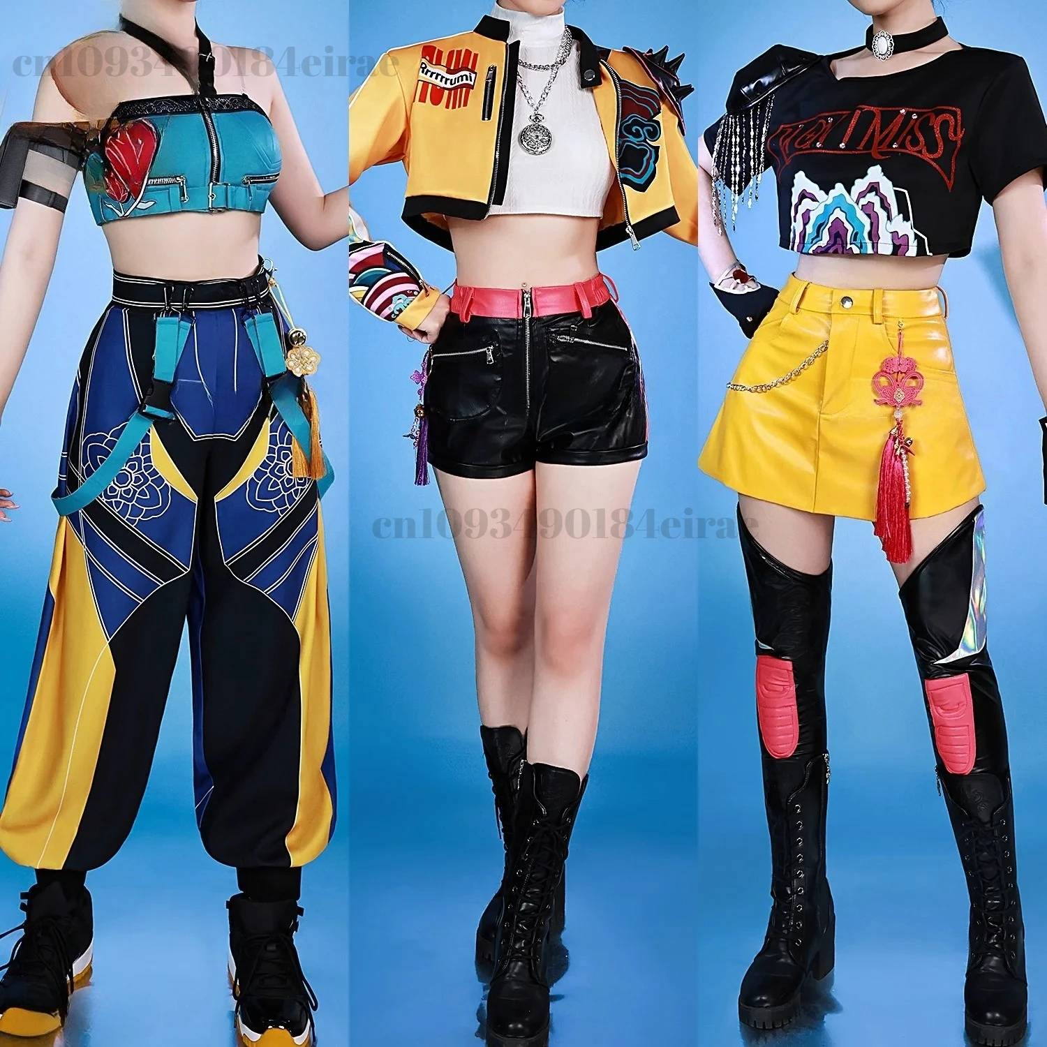 

Demon Hunter of KPop Zoey Rumi Cosplay Costume Disguise Women Girls Clothing Roleplay Outfits Fantasia Halloween Carnival Suit
