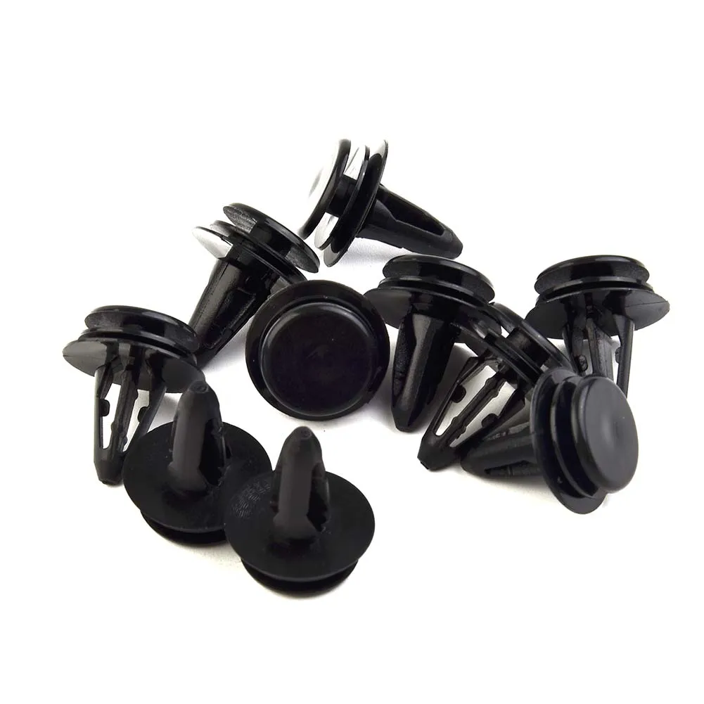 10pcs Rear Boot Load Cover Parcel Shelf String Cord Clips Retainer Fit For -MG ZS MG3 Cord Clips Plastic Black Retainer