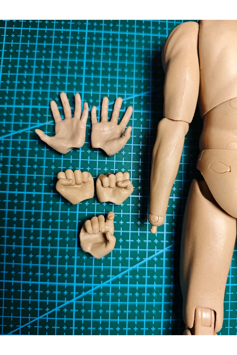Cabeza de cuerpo fuerte a escala 1/6, modelo tallado de cabeza masculina compatible con figura de acción de 12 pulgadas, accesorio, muñecas de cuerpo muscular, juguetes, regalos para fanáticos