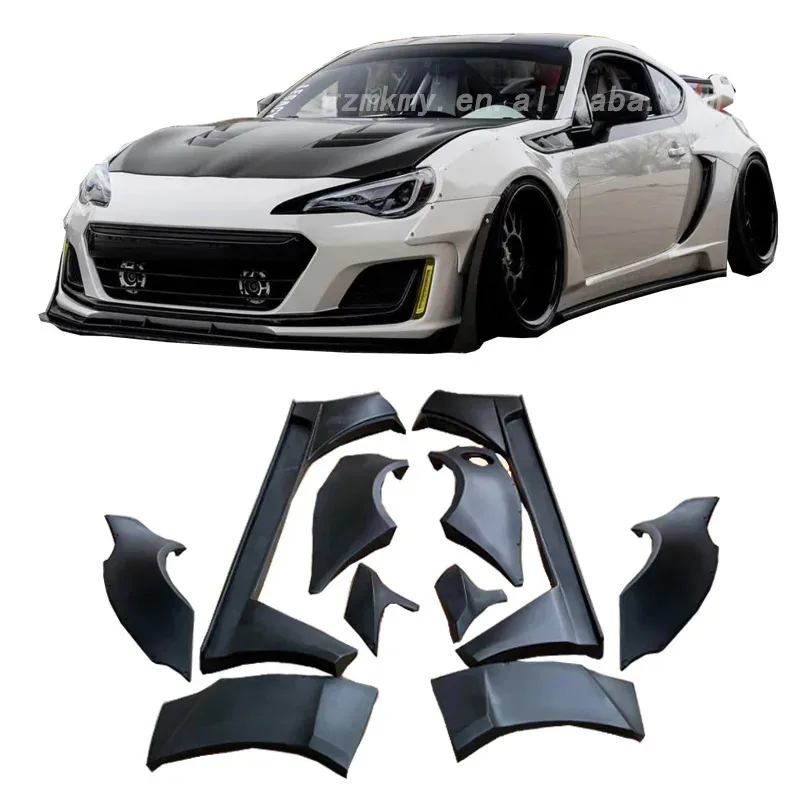 

For 13-20 GT86 Subaru BRZ Body Kit Wide Wheel Eyebrow Fender Front Lip Rear Lip Spooler Diffuser Kit