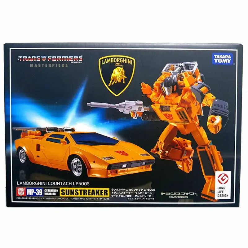 Figura de acción de Transformers, modelo KO MP39, MP-39, Sunstreaker G1 Series, Colección, Robot, regalos, Juguetes