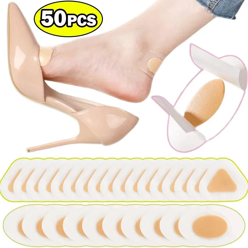 10-100Pcs Hydrocolloid Pads Dressing Heel Tape Anti-Wear Band-Aid Adhesive Bandage First Aid Kit Outdoor Camping Emergency