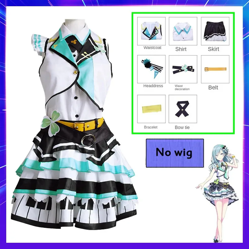 

Project Sekai Colorful Stage Feat Cosplay Anime Vocaloid MORE JUMP Costum Hanasato Minori Momoi Airi Hinomori Shizuku Dressc;6,r