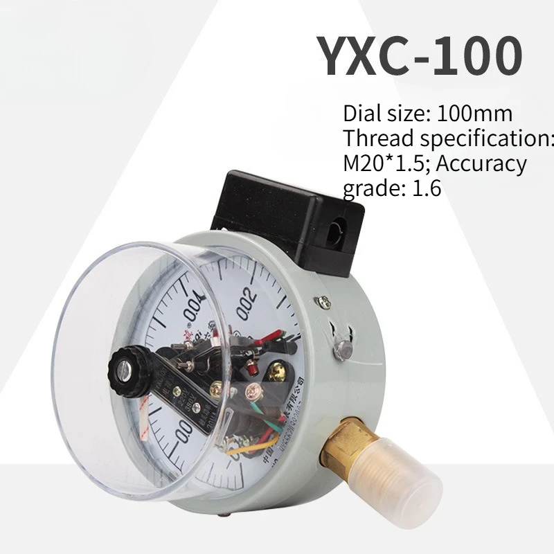 Vacuum electric contact pressure gauge controller water pressure 30va1.6mpa yxc100 vacuum special