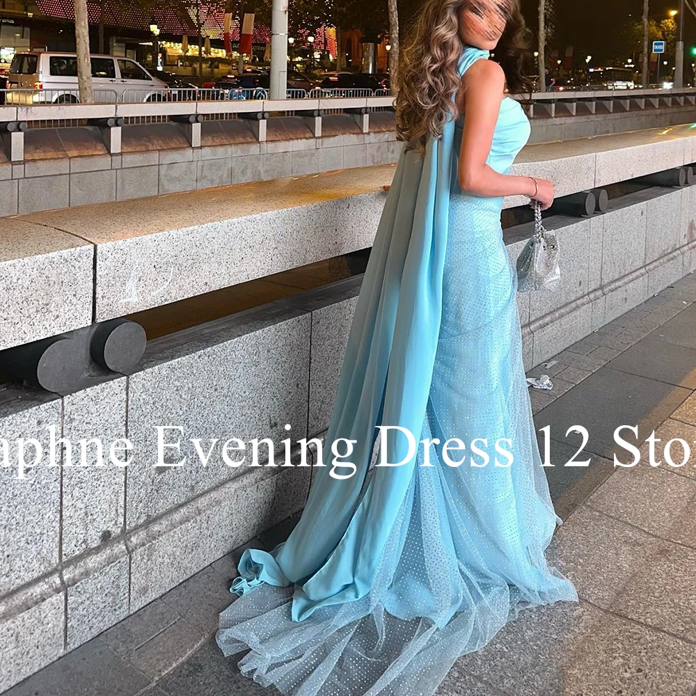 Customized  Temperament Mermaid Sweetheart Pleats Sequined Ribbons Evening Dress Graceful Jersey Photo Color Vestido De