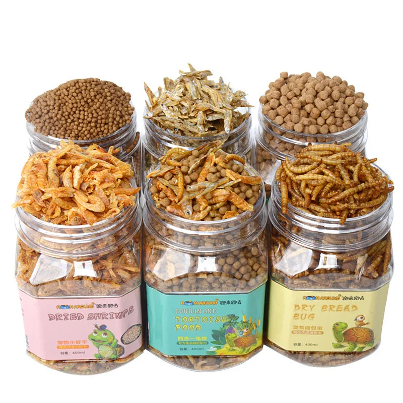 

Run Around 4 in 1 Mixed Turtle Food - Complete Nutrition Pellet Blend for Red Eared Slider & Pond Turtles