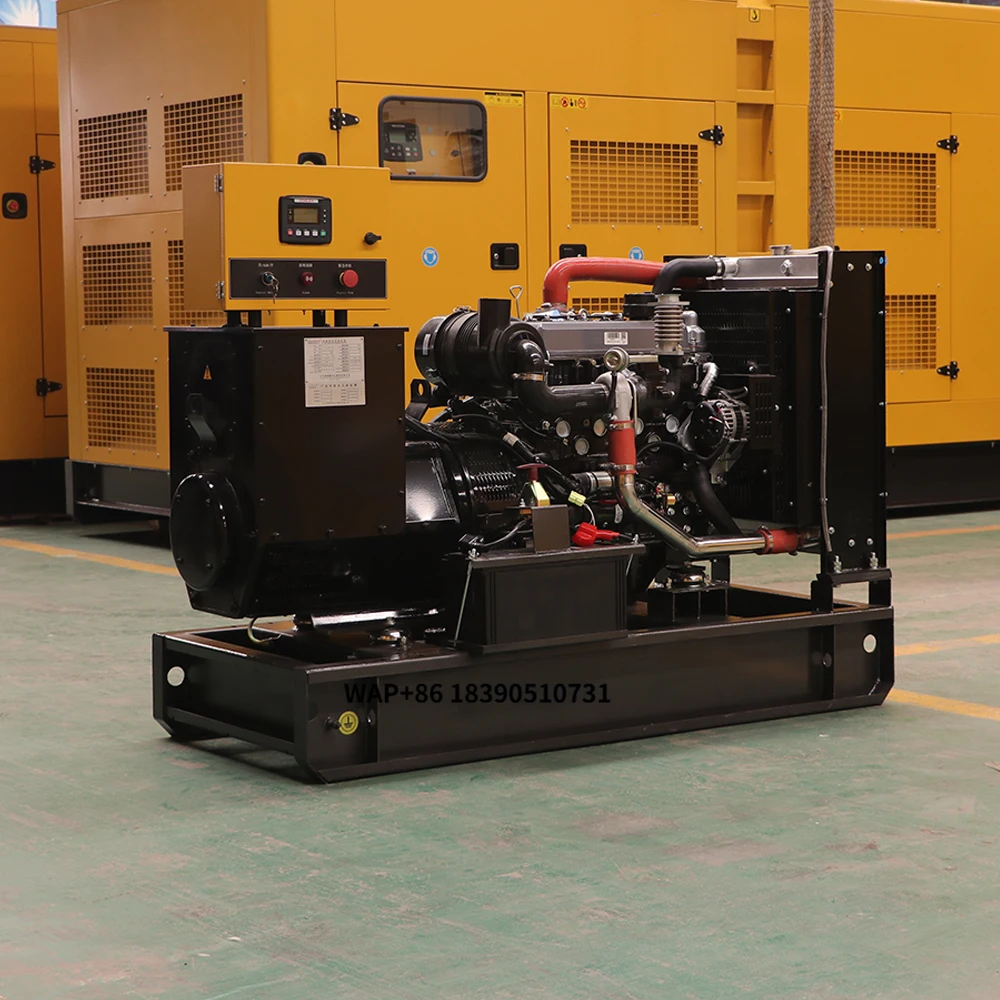 Small Power and Low Fuel Consumption Generator Set with Shangchai Engine,for Home, Shop and School Use