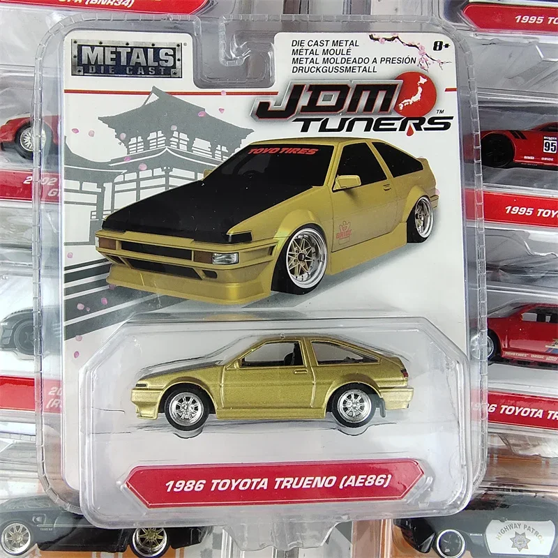 Jada1:64 Pontiac Firebird Toyota Supra Nissan Skyline High Simulation Diecast Car Metal Alloy Model Car for kids Collection Gift