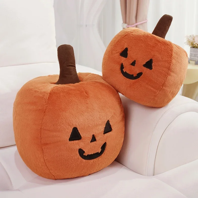 Muñeco de peluche de calabaza de Halloween para niños y niñas, almohada de dibujos animados de alta calidad, juguete de peluche de demonio, regalo de decoración de vacaciones, nuevo