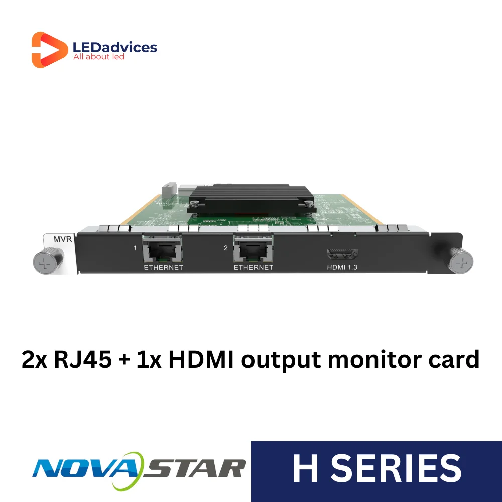 NOVASTAR H SERIES MONITOR OUTPUT CARD 2x RJ45 + 1x HDMI output preview card