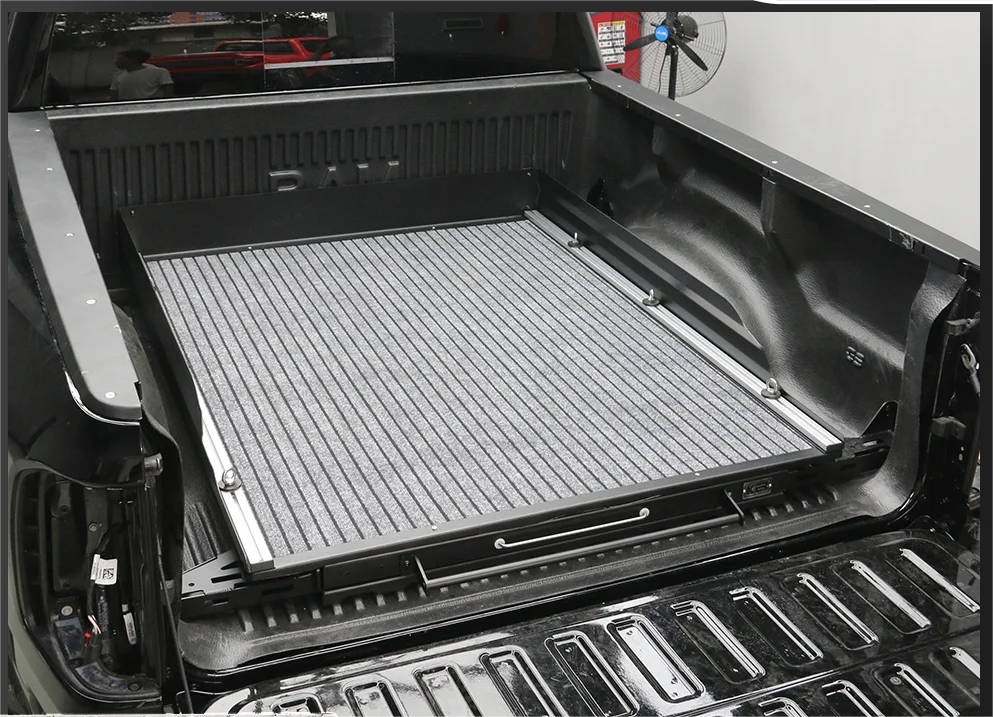 Customizable Aluminum Alloy Elevate Outdoor Slide-Out Truck Bed Tray Cargo Glide For Isuzu Dmax