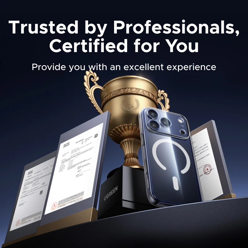 UGREEN Magnetic Case for iPhone 17 Pro Max Case Shockproof Cover for iPhone 17 Pro Max Plus 17pro Macsafe TPU Cases