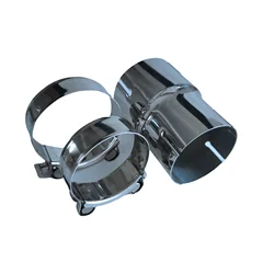 Universal Car Motorcycle Accessories Stainless Steel Exhaust Pipe Reducer Adapter Exhaust Muffler Pipeline Welded Pipe