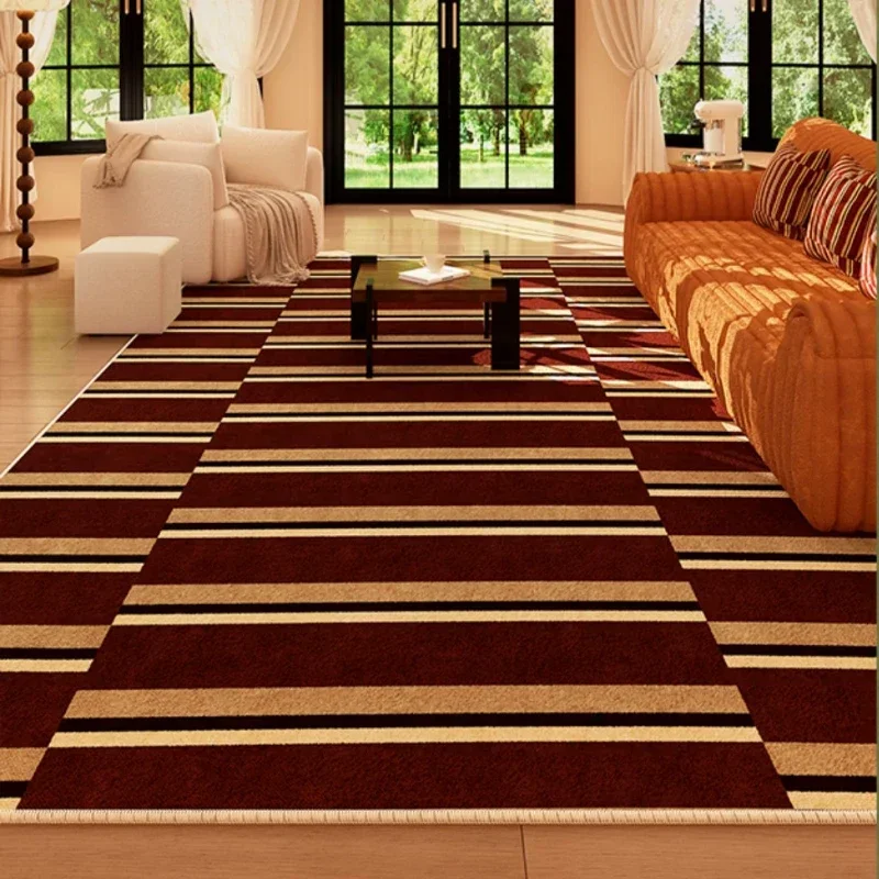 Retro Oversized Area Rug for Living Room Bedroom Machine Washable Non-Slip Easy Clean Floor Mat Home Decor