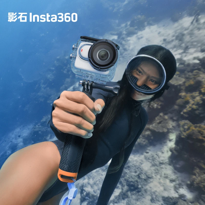 Insta360-Étui de plongée étanche, 60m, accessoires d'origine pour Insta 360, GO 3S