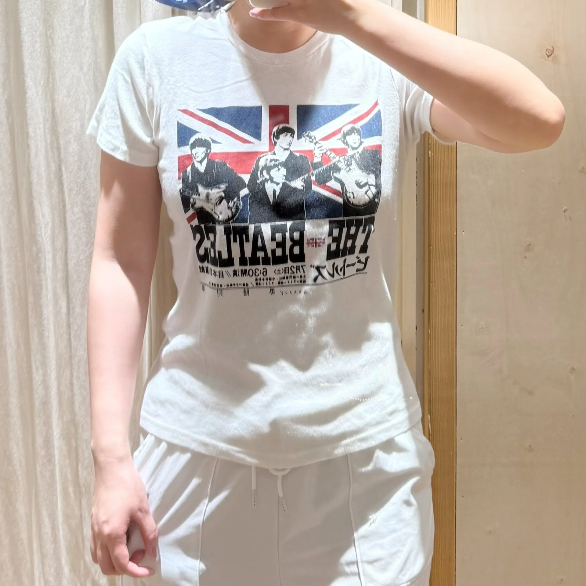 

Brandymelville BM ort Sve T-irt Flag Print Design Cotton Summer Commute Sle Slim Fit round Ne Regular Length