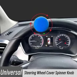 Universal Car 360 Degree Duty Anti Slip Steering Wheel Cover Spinner Knob Handle Booster Grip Hand Control Protective Ball Part