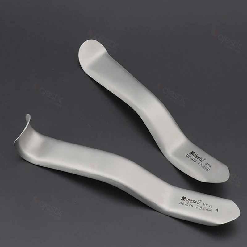 Material para instrumentos de enfermería, Retractor de ángulo para labio y mejilla