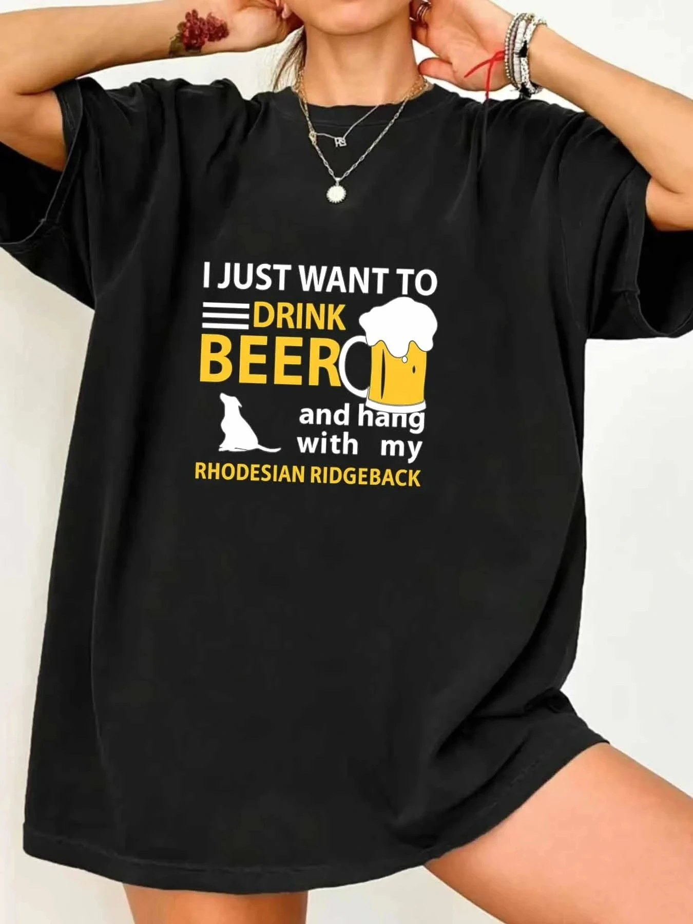 【WY07664】Damen-T-Shirt mit Cartoon-Muster, Rundhalsausschnitt, kurzärmelig, modisch bedruckt, halbe Ärmel, Stretch-T-Shirt