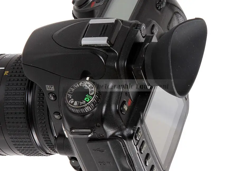 DSLR 카메라 아이컵 고무 아이피스 22mm, 니콘 D300 D300S D200 D90 D80 D70S D60 D40 D40X 카메라