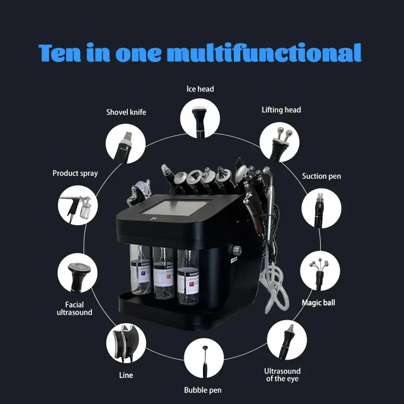 Glow 10 w 1 H2O2 Aqua Peeling Lift Skin Bubble Moisturizer Oxygen