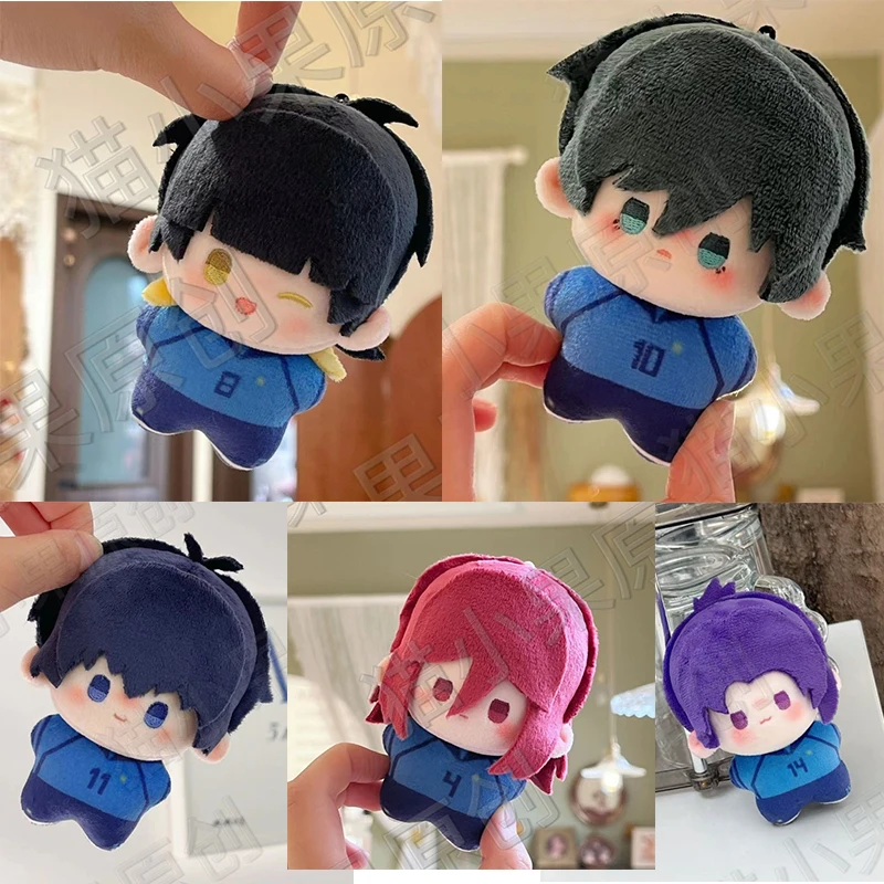 

Anime BLUE LOCK Cosplay Isagi Yoichi Chigiri Hyoma Rin Itoshi Mikage Reo Adorable 10cm Soft Backpack Pendant Plush Keychain Gift