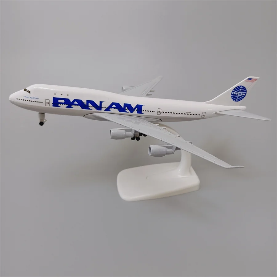 

20cm Alloy Metal USA Air Pan American World Airways PAN AM Boeing 747 B747 Diecast Airplane Model Plane Southwest KLM Aircraft