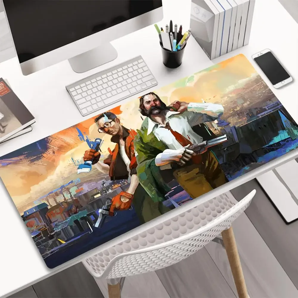 Disco Elysium Mousepad Large Gaming Mouse Pad LockEdge Thickened Computer Keyboard Table Desk Mat