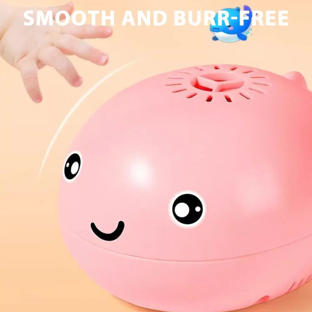 Cute Whale Floating Ball Toy USB Rechargeable Electric Fan Blow Suspension Ball Educational Toy Gift for Kids Toddlers
