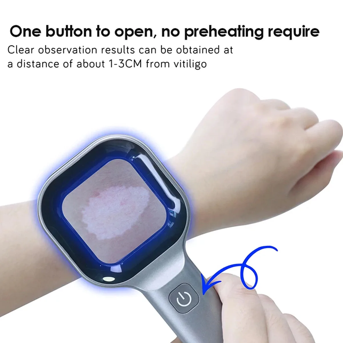 A38T-휴대용 얼굴 미용 분석기 피부 분석 테스트 UV 우드 램프 피부 관리용