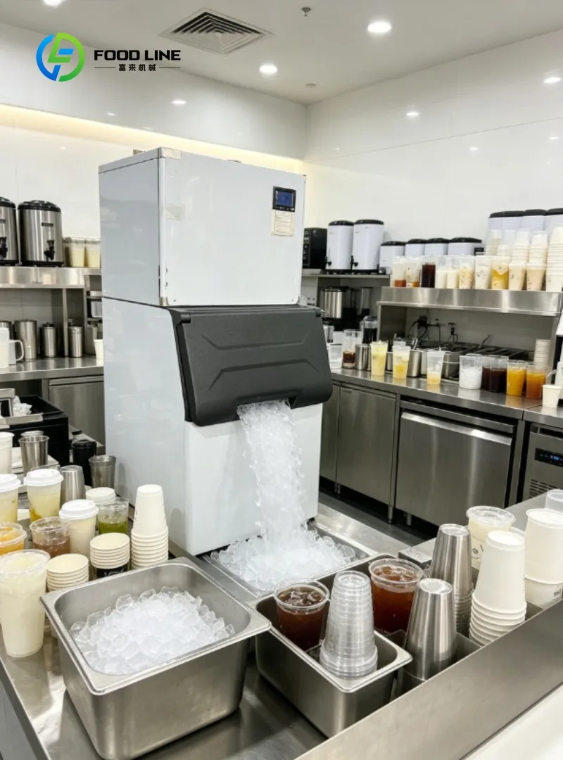 

Custom Ice Maker Stainless Steel Ice Cube Machine Commercial Ice Maker for Bar Restaurant Hotel Beverage Cooling Unit