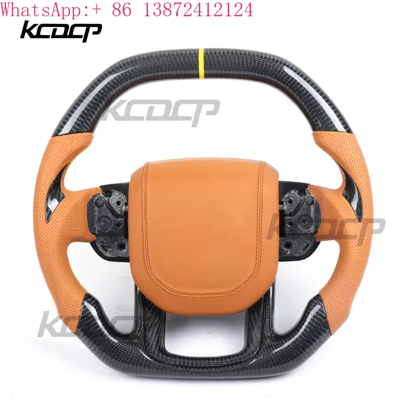 

Fit for Land Rover Discovery Freelander Land Rover Range Rover Private Custom Gloss Carbon Fiber Steering Wheel
