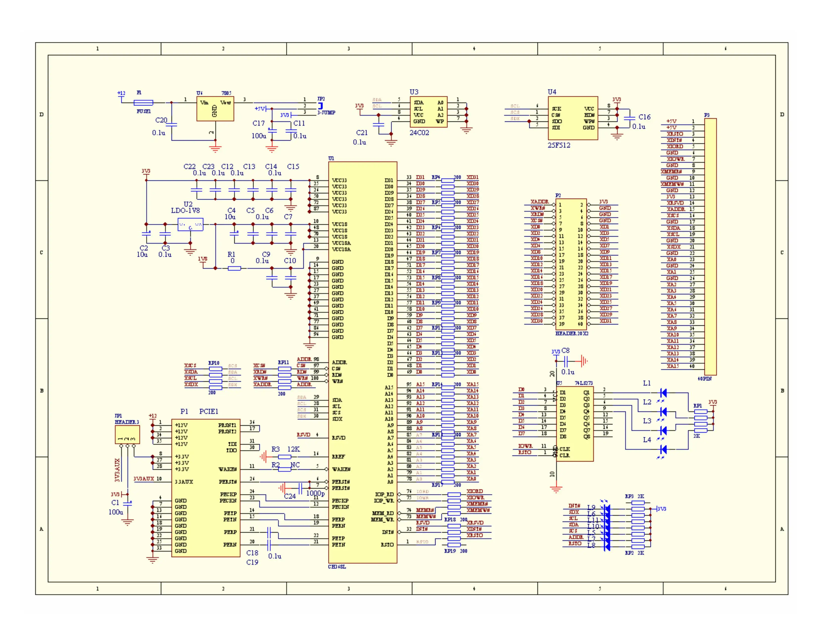 CH368 Development Board PCIE Bus high-speed real-time CH368L-EVT Evaluation Board