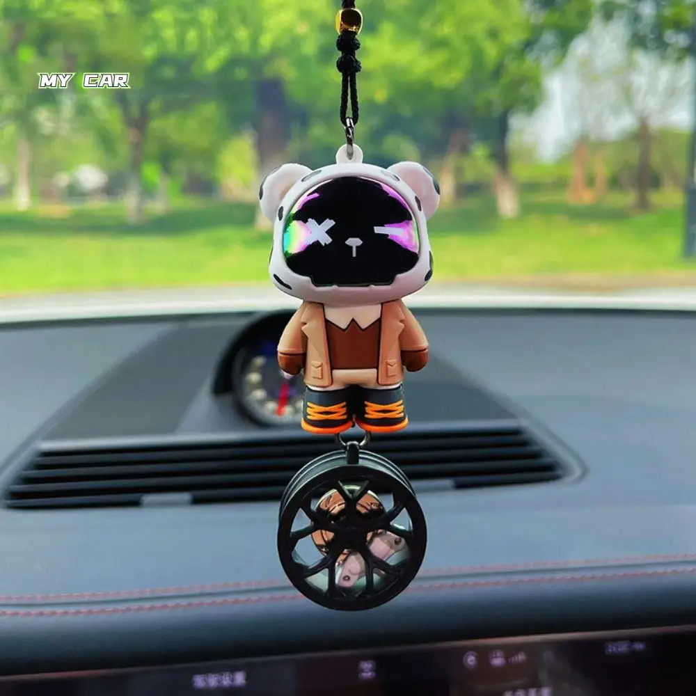 

Cartoon Bear Car Pendant Seat Colorful Exquisite Car Pendant Fashion Luxury Bear Car Interior Decoration Decoration Ornaments