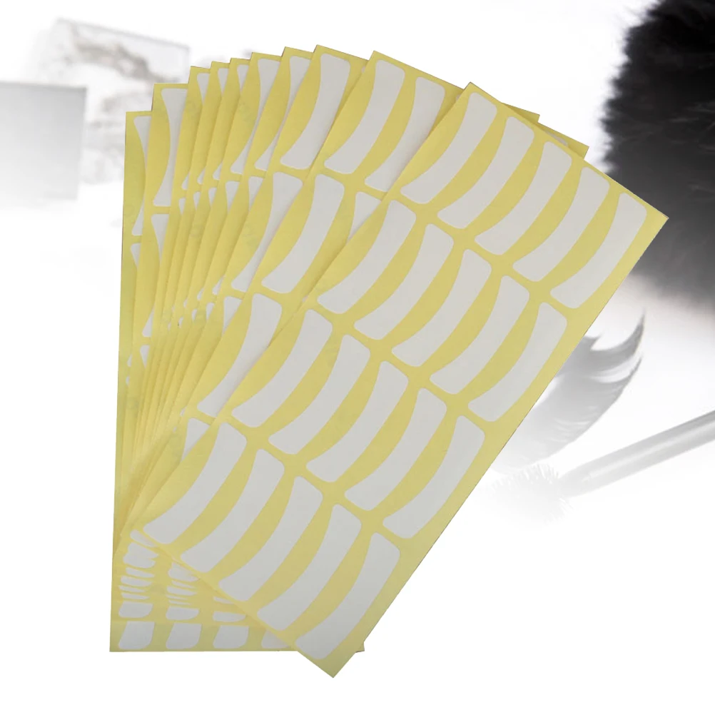 100 Uds almohadillas de extensión de pestañas debajo de la máscara de ojos película protectora de injerto para pieles sensibles aplicación Simple suministros de herramientas de maquillaje