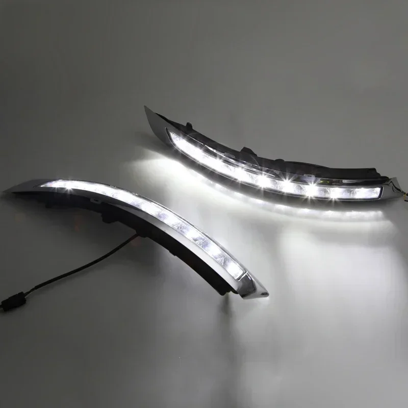 LED DRL Daylights For Volvo XC90 2007-2013 LED Yellow Turning Daytime Running Headlights - view 5