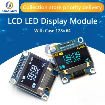 0.96 inç IIC seri beyaz oled ekran modülü 128X64 I2C SSD1306 12864 LCD ekran panosu GND VDD SCK SDA için arduino için