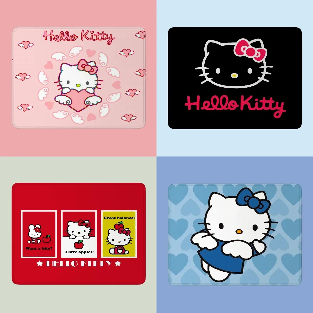 Office Small Size Hello Kitty Leather Mouse Pad Sanrio Desktop Mat Student Cartoon Computer Desk Accessories Cute Mousepad Mats