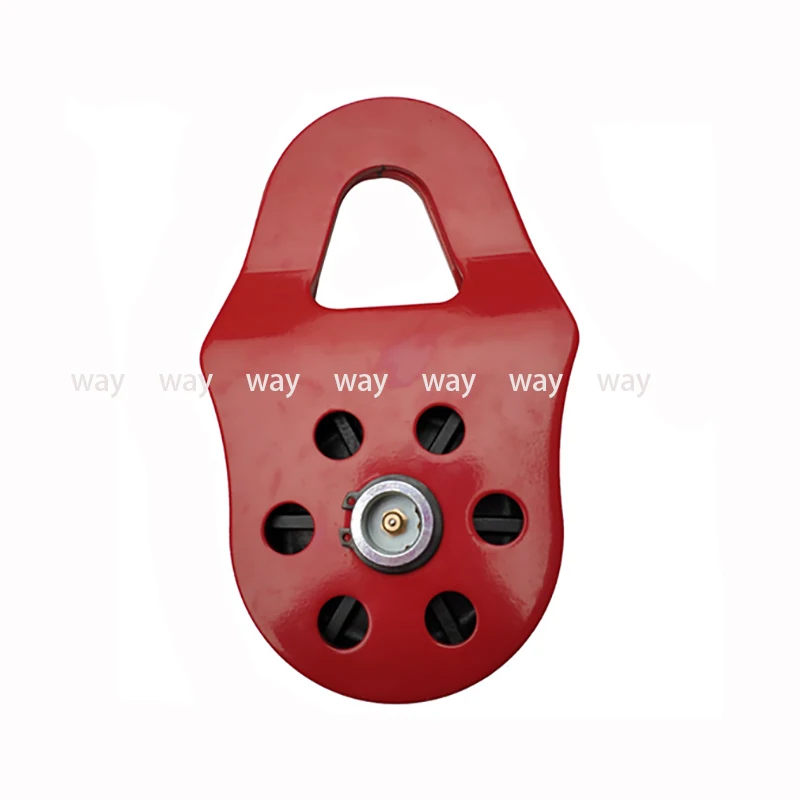 10Ton Off road winch movable nylon pulley sheave snatch block splint vehicle refitting rescue trailer rope winch rope trailer