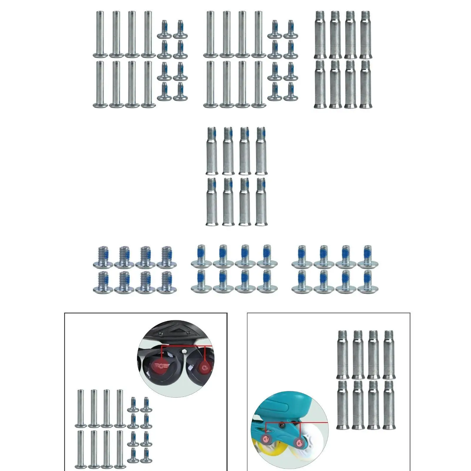 

Винт для роликовых коньков, ремонт своими руками, сменные аксессуары для роликовых коньков
